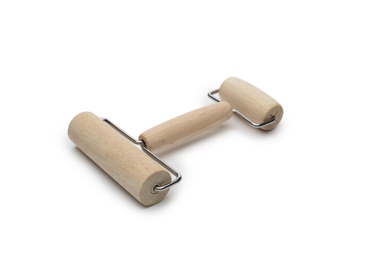 Fox Run 5516 Double Ended Pastry and Pizza Roller, Wood - Image 1