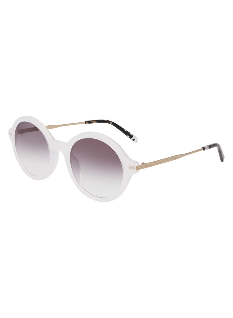 DKNY FULL RIM METAL ACETATE DKNY SUN DK714S 5122 (125) MILKY CLOUD - Image 1