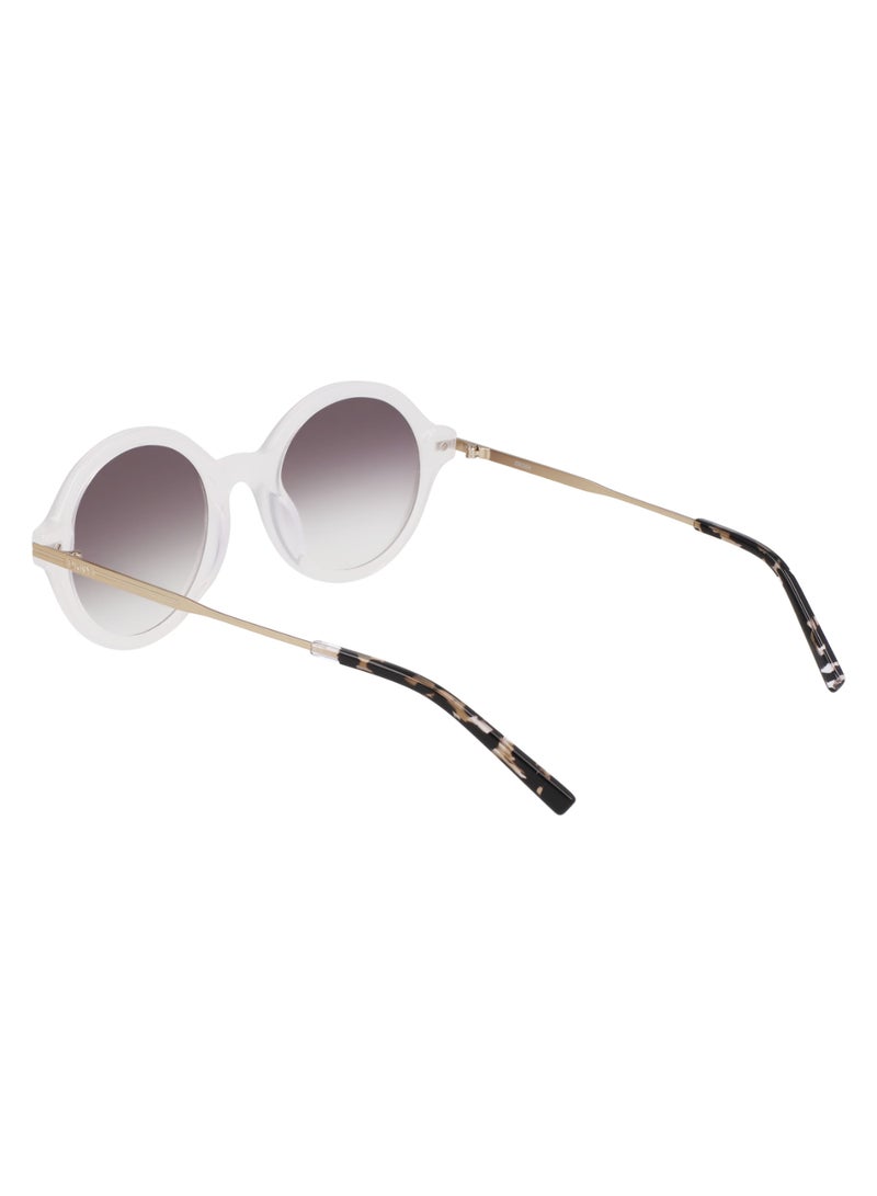DKNY FULL RIM METAL ACETATE DKNY SUN DK714S 5122 (125) MILKY CLOUD - Image 5