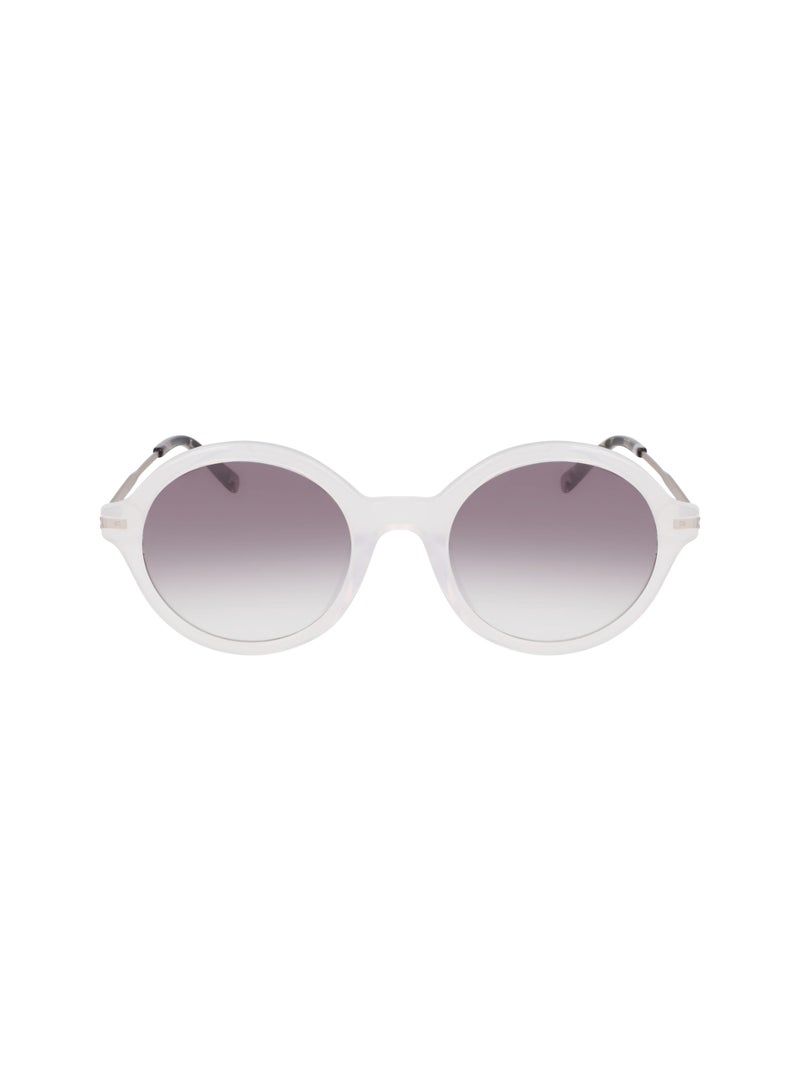 DKNY FULL RIM METAL ACETATE DKNY SUN DK714S 5122 (125) MILKY CLOUD - Image 2