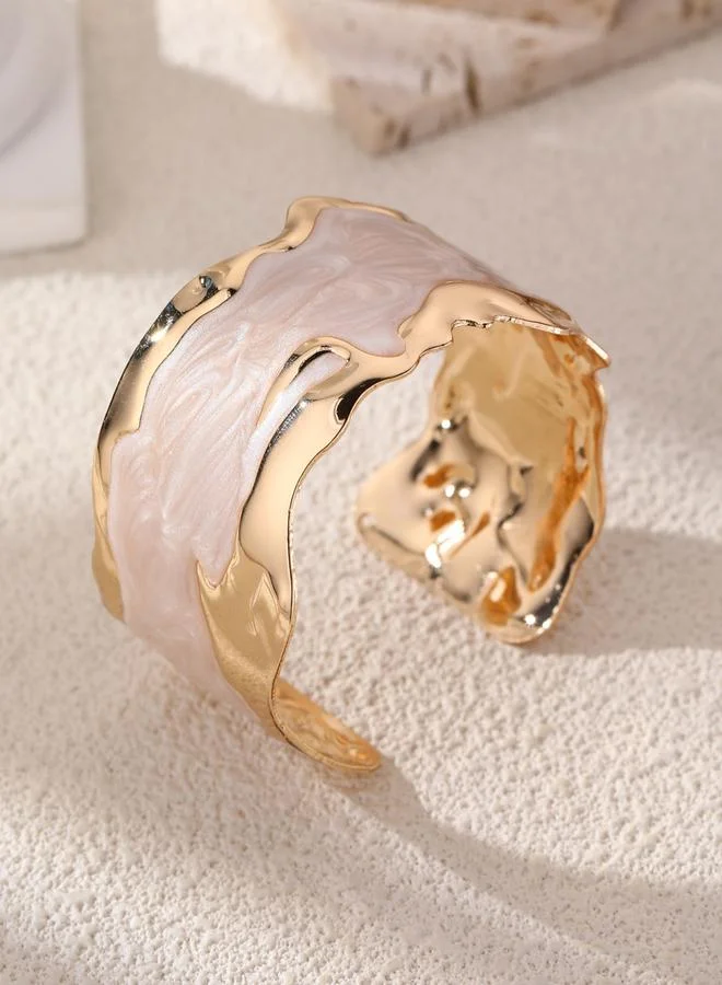 تايك تو سوار مفتوح ذهبي غير منتظم