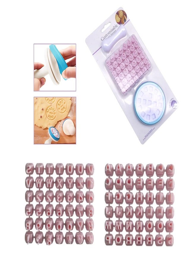 Hilsayum Clay Letter Stamps Pottery Stamp Small Plastic Alphabet Stamps for Clay,Also Used as Cookie Stamps DIY Making Tools for Baking - Image 2