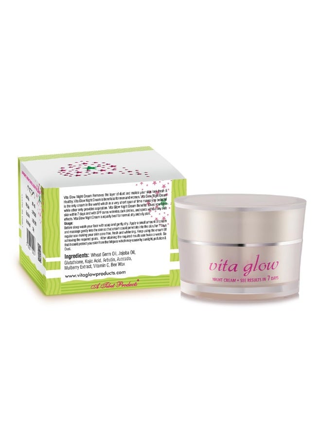 Vita Glow Night Cream – Advanced Brightening & Skin Revitalizing Formula - Image 3