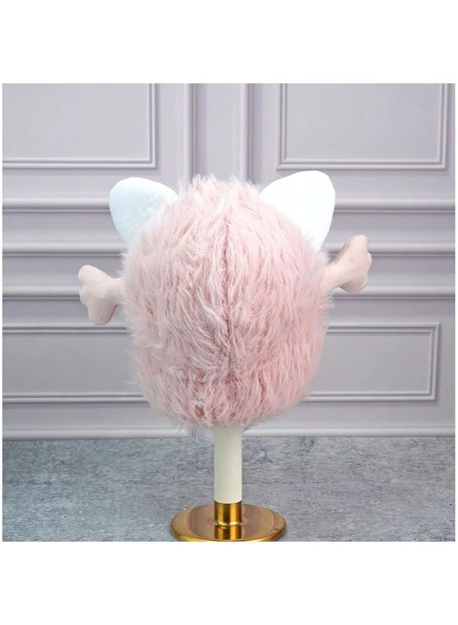 LITTLE SURPRISE BOX Pink Furry Monster 3D Style Winter Cap/Beanie For Kids