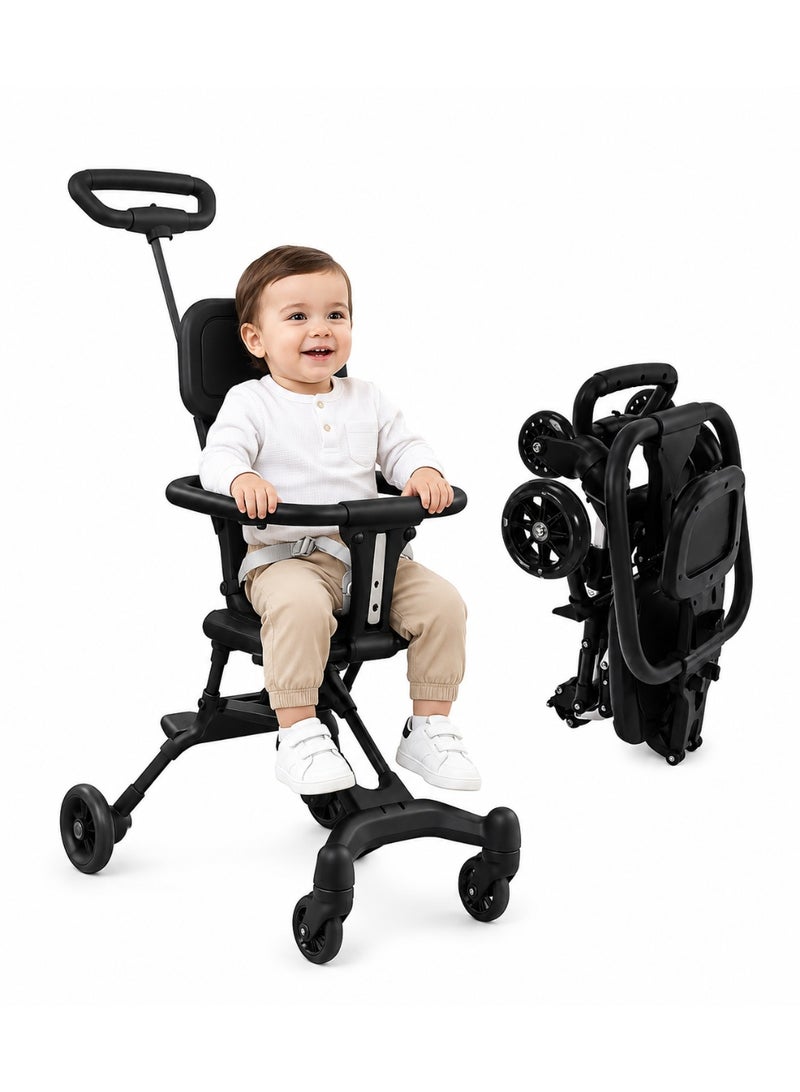 TOTOJOY Portable Baby Stroller Lightweight Compact Travel with Adjustable Handles and Backrest One Hand Foldable Easy Overhead Airplane Car Trunk Storage Airport Shopping Walking Pocket Stroller Cart Toddler - Image 1