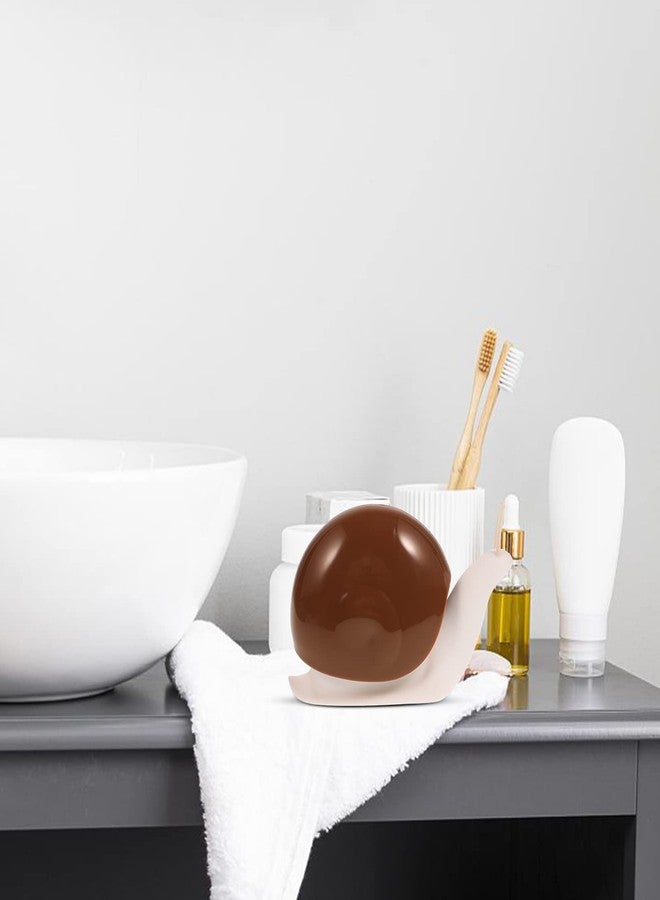 TOPBATHY Snail Pressure Hand Soap Dispenser Pump Bottle for Bathroom Kitchen Countertop Foaming Hand Soap Container 4.33 X 6.88 X 2.75 Inches - Image 3