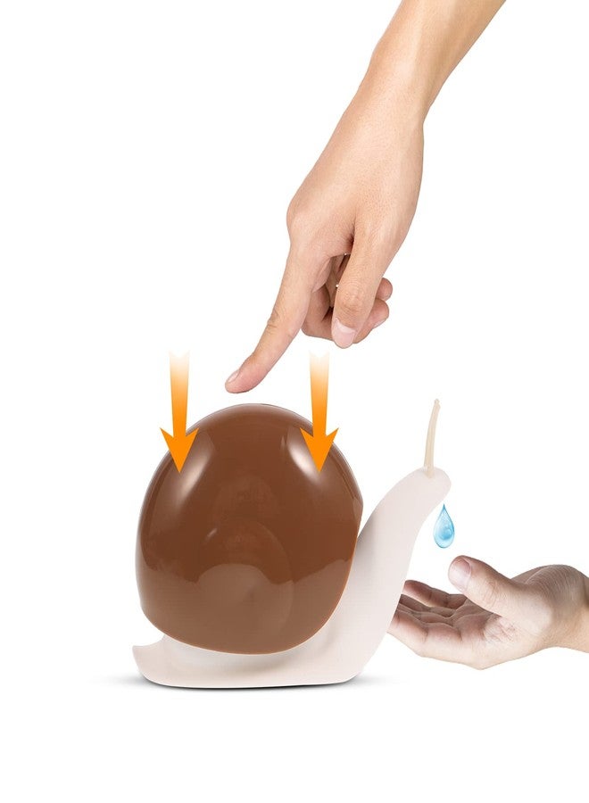 TOPBATHY Snail Pressure Hand Soap Dispenser Pump Bottle for Bathroom Kitchen Countertop Foaming Hand Soap Container 4.33 X 6.88 X 2.75 Inches - Image 5