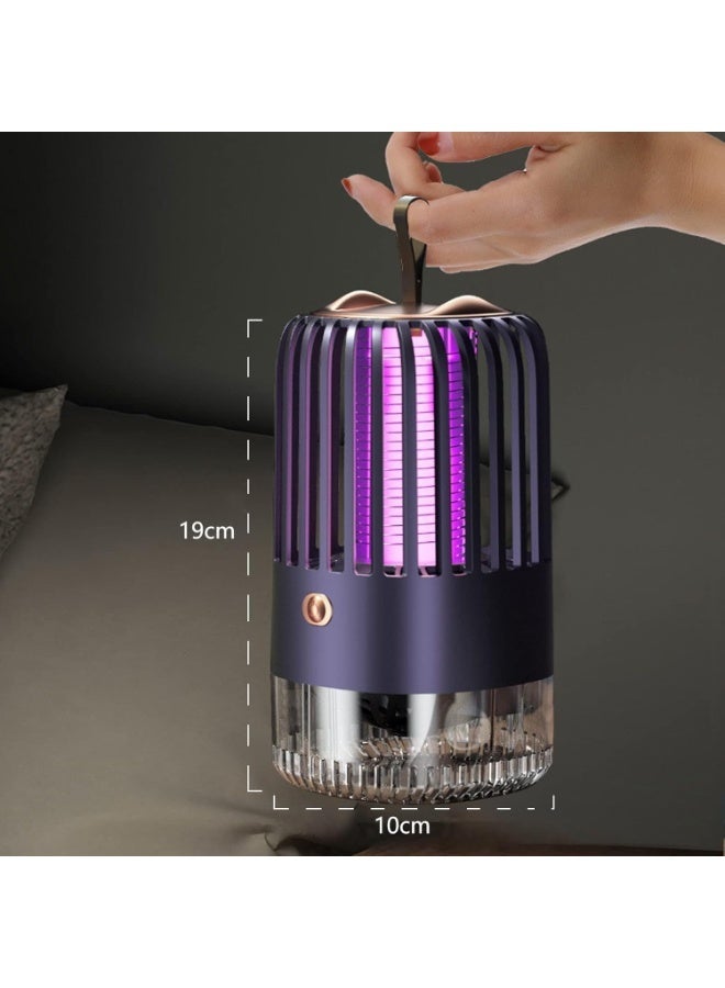 BABONA Bug Zapper, Electric Mosquito Killer Indoor 2000V High Powered, USB Rechargeable, Portable Insect & Fly Trap for Home, Bedroom, Office, Patio, Camping - Image 2