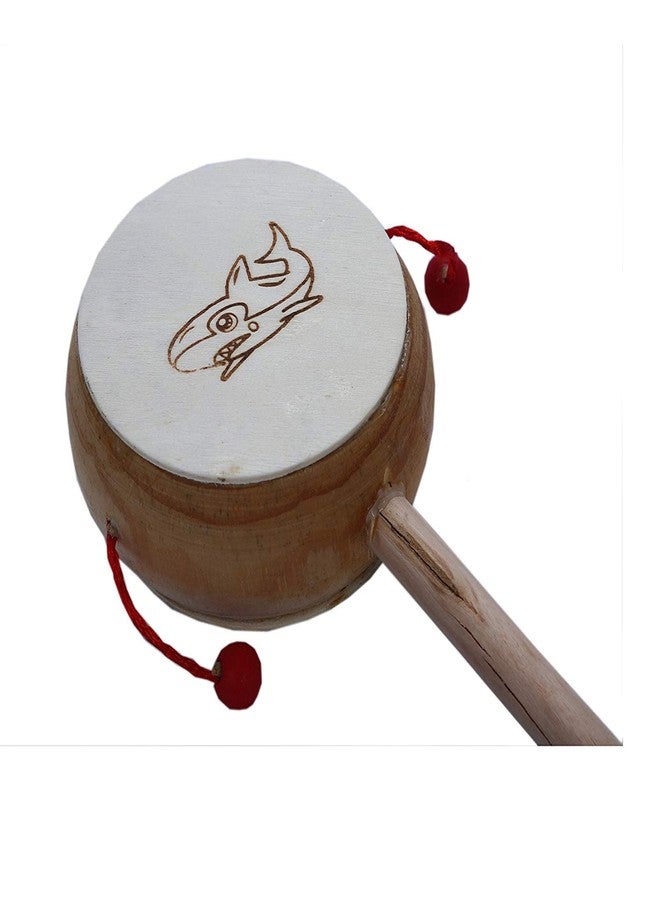 Sri Balajee Bangles Set of 2 | Beautiful Handcrafted Wooden Damru Toy - Kid's Musical Instrument - Image 3