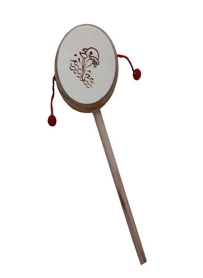 Sri Balajee Bangles Set of 2 | Beautiful Handcrafted Wooden Damru Toy - Kid's Musical Instrument - Image 4