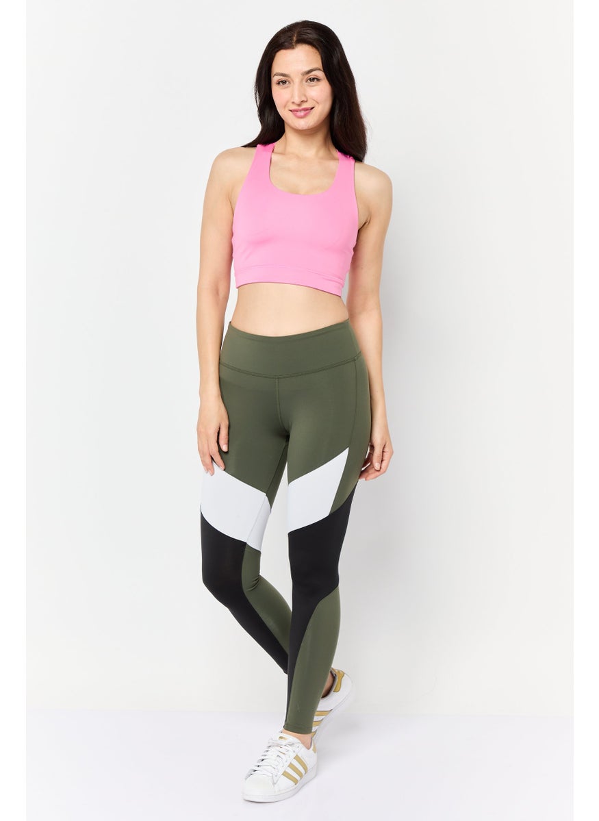 Cotton On Body Women Round Neck Sleeveless Plain Crop Tank Top, Pink  - Image 2