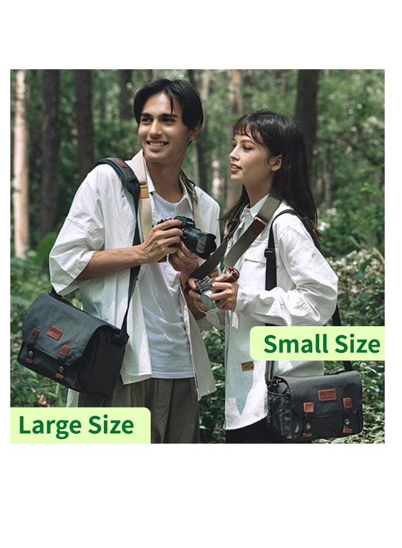 Excefore Versatile Camera Sling Bag, Waterproof DSLR/SLR/Mirrorless Camera Case Anti-shock Photography Crossbody Camera Bag, Removable Modular Inserts, Compatible with Canon/Nikon/Fuji, Black  - Image 5