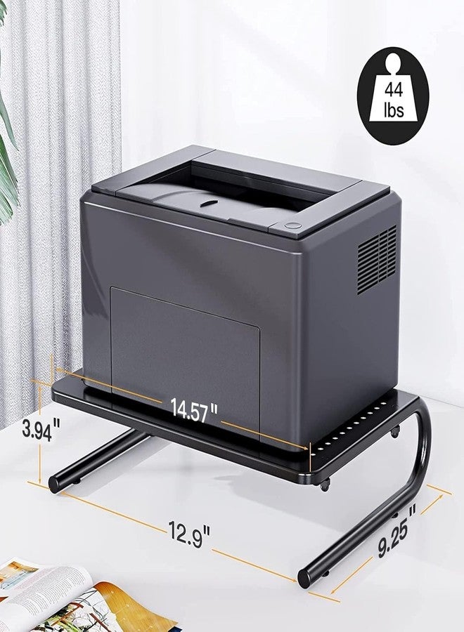 HUANUO Monitor Riser for Desk, Desk Organizer,Laptop Shelf w/Vented for Screen, Computer Stand for PC, Printer, for Home & Office - Image 3