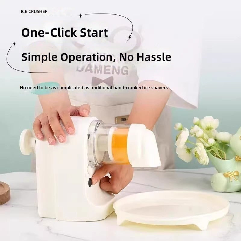 Ai Man Wu Ice Shaver - 6-Piece Set with 1 Machine, 4 Cups, and 1 Ice Tray - Image 2