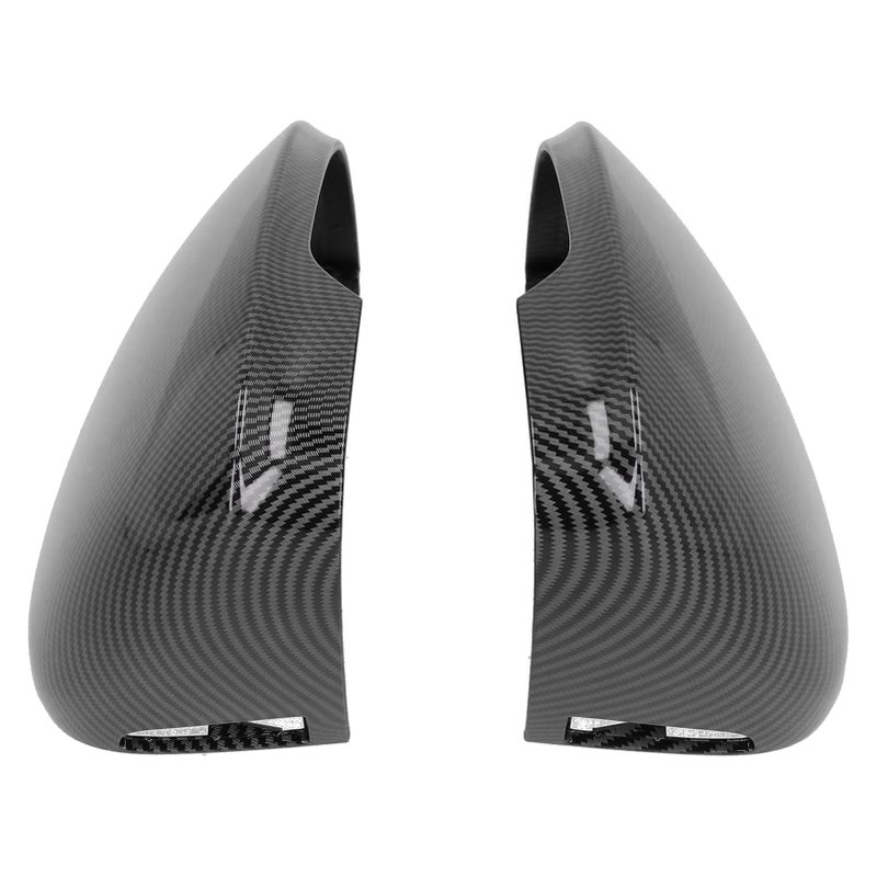 2PCS Side View Mirror Cover Left Right Carbon Fiber Look Replacement for MK8 Standard 2021+(With Lane Assist ) - Image 5