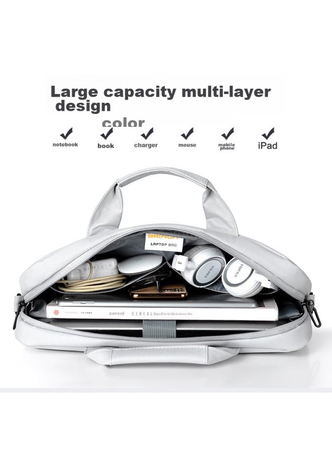 Brinch Laptop Bag, Handheld 14/16 Inch, Business Crossbody Shoulder Bag, Suitable For Apple And Huawei Laptops - Image 4