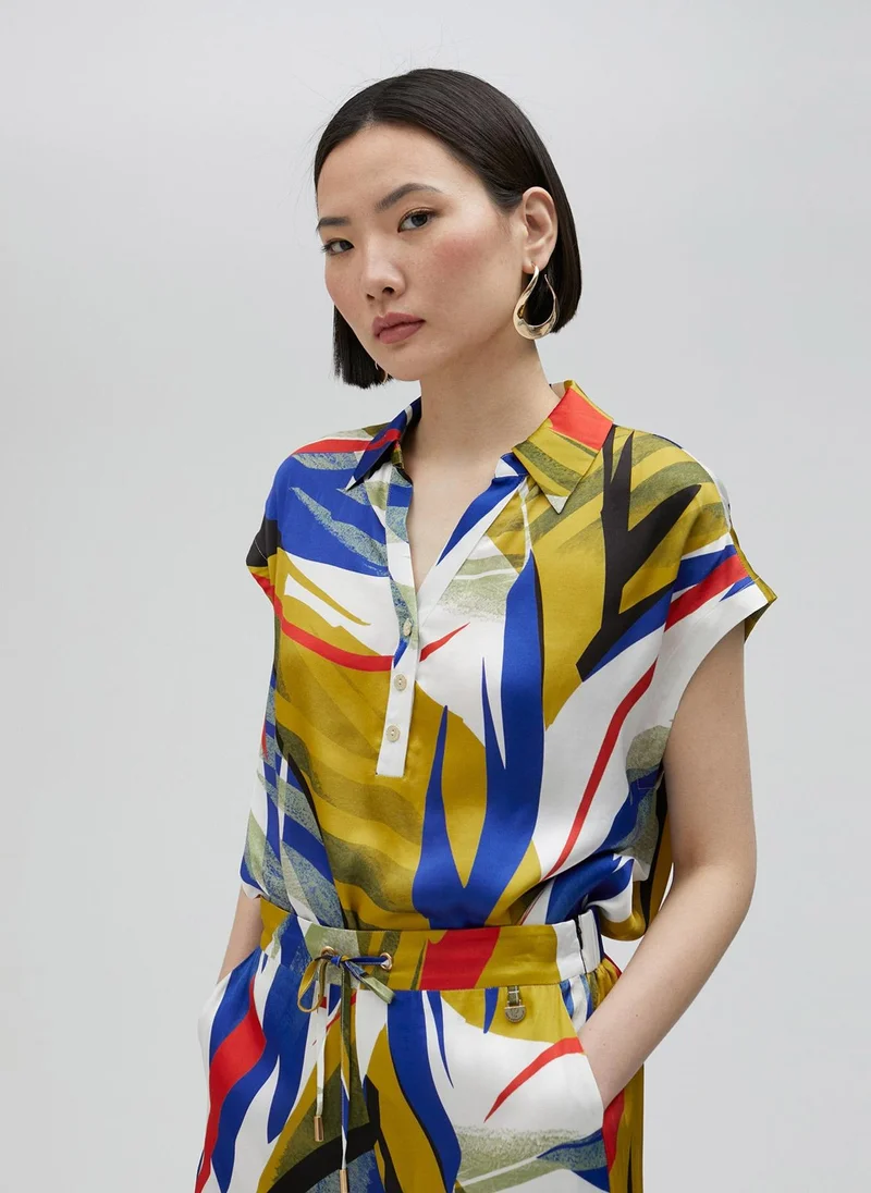 لولا كساديمونت قميص بطبعة استوائية