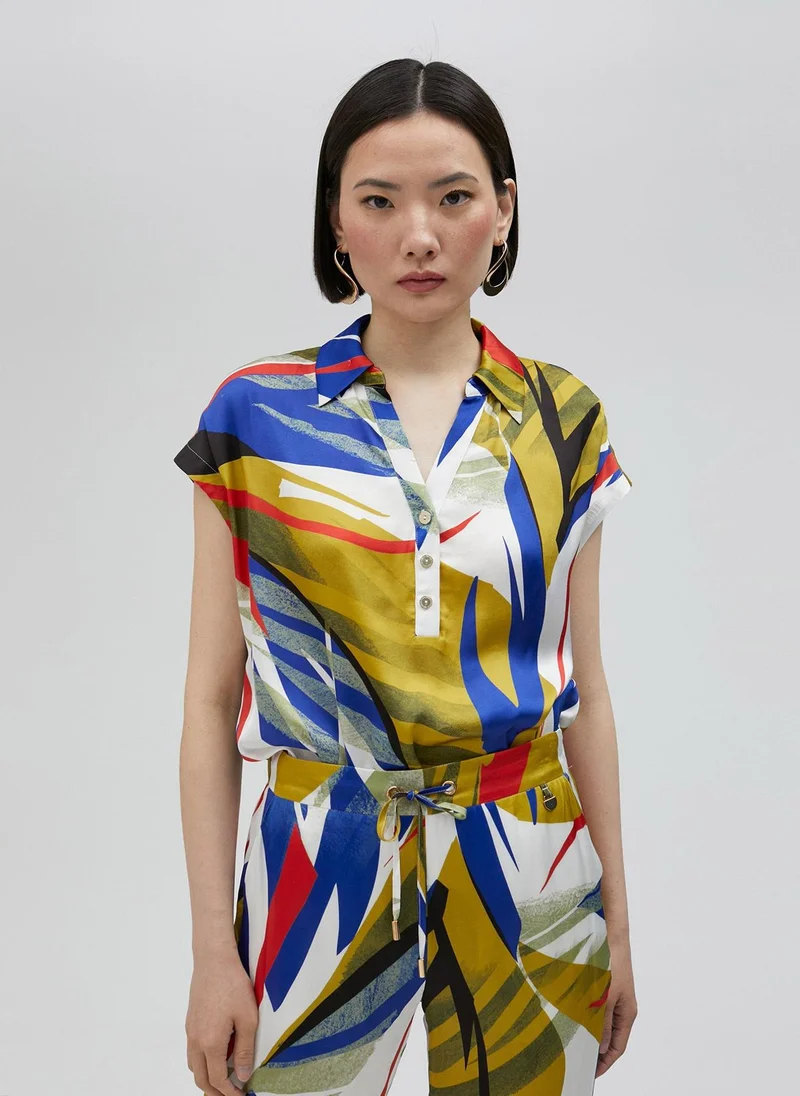 لولا كساديمونت قميص بطبعة استوائية