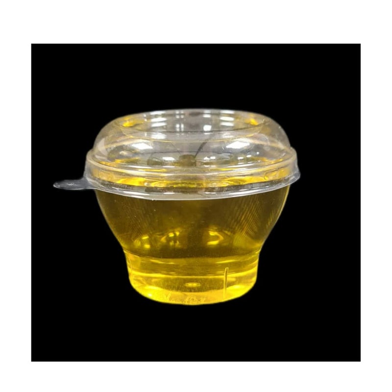 Alpha Basics 160ml PL Dessert Pudding Cups Pack of 10 with Lid Mousse Party Small Bowls - Image 4
