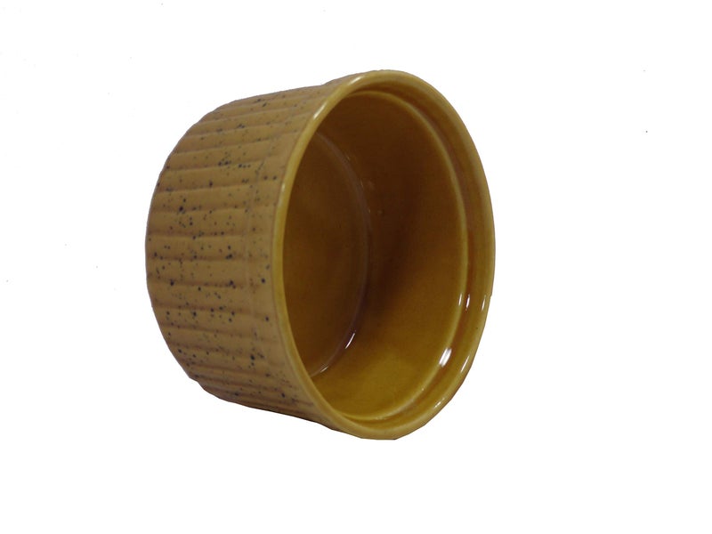 Caffeine Ceramic Handmade Mud Brown Ramekins Bowl (Set of 4) - Image 4