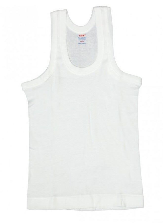 Lux - Lux Premium Boys Vest Rib 1X1 Pack Of 3 - Image 1