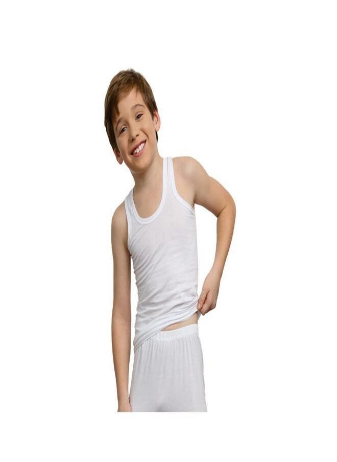 Lux - Lux Premium Boys Vest Rib 1X1 Pack Of 3 - Image 1