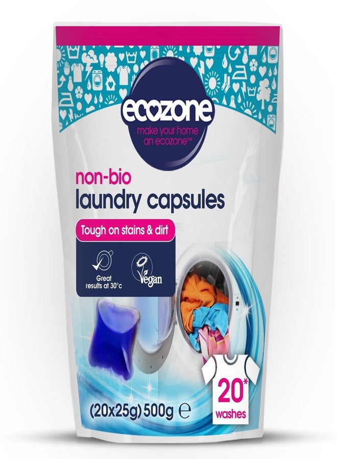 Ecozone Non-Bio Laundry Capsules 20 Wash - Liquid Detergent Pods