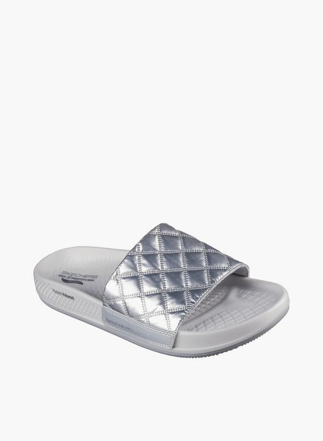 SKECHERS أحذية سلايدز هايبر للنساء مع دعم القوس - Image 1