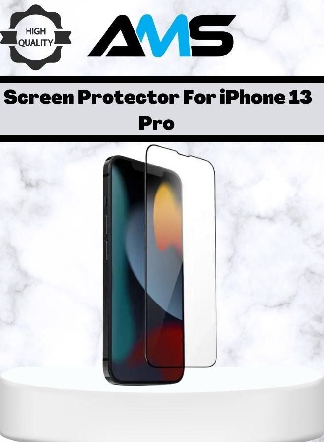 إيه إم إس شاشة حماية مصنوعه من الزجاج المقوى لهاتف iPhone 13 Pro - Image 1