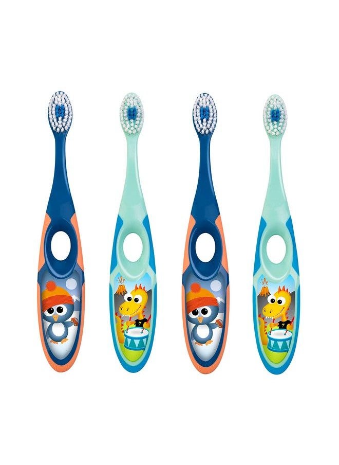 ; Step 2 Kids Toothbrush ; Infant Toothbrush For Age 3 5 Years Old ; Kid Toothbrush With Soft Bristles Dual Ergonomic Handle & Bpa Free ; Blue & Green Color ; Pack 4 Units - pzsku/Z3A4E168491CD631E5ED9Z/45/_/1692272719/98192cfe-7248-4b2d-a5cc-6550f5e11408