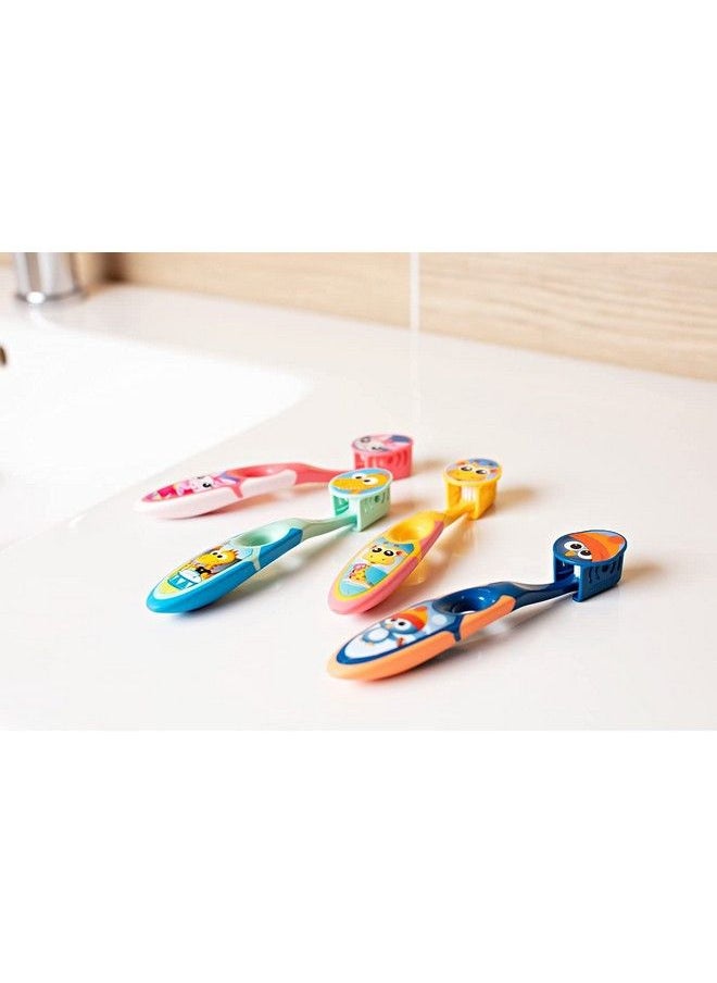 ; Step 2 Kids Toothbrush ; Infant Toothbrush For Age 3 5 Years Old ; Kid Toothbrush With Soft Bristles Dual Ergonomic Handle & Bpa Free ; Blue & Green Color ; Pack 4 Units - pzsku/Z3A4E168491CD631E5ED9Z/45/_/1692272737/7397b124-0788-4719-b3b3-079dcd5d89d8