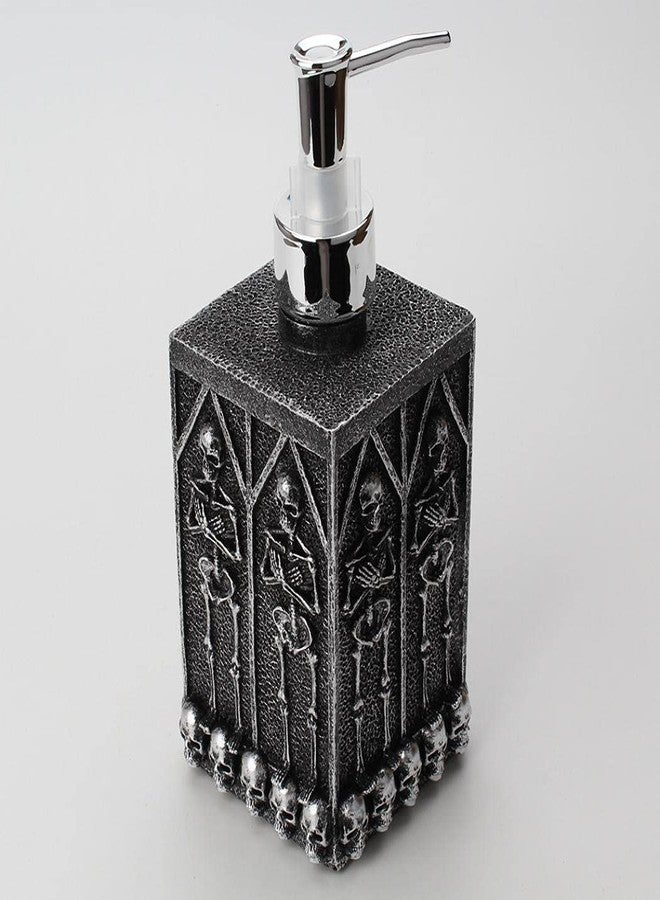 XUDREZ Soap Bottle Skull Design Refillable Hand Soap Lotion Liquid Soap Dispenser for Halloween Kitchen Bathroom Home Decoration - Image 1