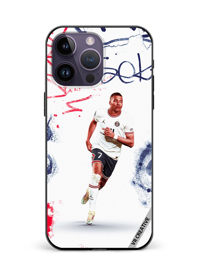 VR CREATIVE Protective Case Cover For Apple iPhone 15 Pro Max Mbappe Design Multicolour - Image 1