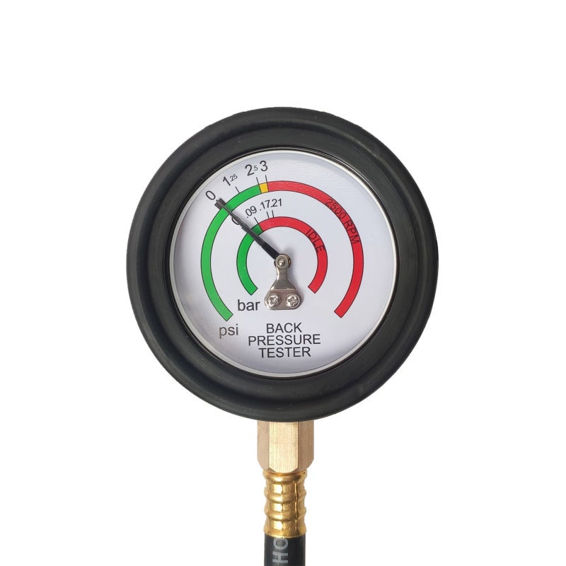 Exhaust Tester: 6in Rubber Hose, PSA & Bar Pressure Display - Driver Seat Testing Pressure Gauge With Storage Case for Automotive Mechanics - Image 5