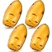 Deekin 4 Packs Potato Stress Balls Random Stuff Funny Stress Balls Relief Food Ball PU Fake Potato Fidget Vegetable Ball Elastic Relief for Women Men Anxiety Releasing Daily Relieving - Image 2