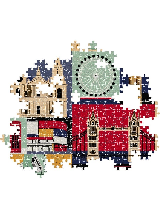 Clementoni Clementoni Style in the City London Jigsaw Puzzle (1000 Pieces)  - Image 2