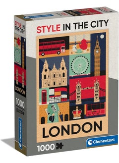 Clementoni Clementoni Style in the City London Jigsaw Puzzle (1000 Pieces)  - Image 3