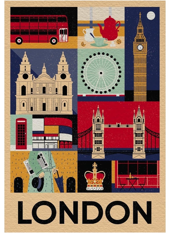 Clementoni Clementoni Style in the City London Jigsaw Puzzle (1000 Pieces)  - Image 1