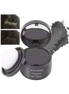 MAYCHEER Hairline Powder, Hair Root Dye, Instantly Hair Color Shadow Cover Gray Hair Root, Hair Touch-Up, Thin Hair Powder (Grey)  - Image 1