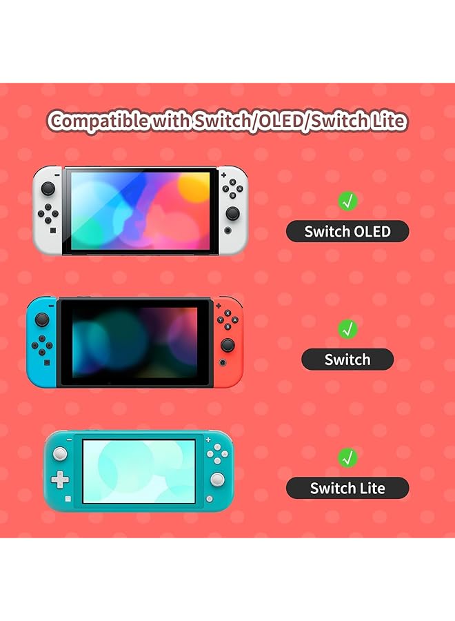 Cute Silicone Joystick Thumb Grip Caps Game Console Cover Compatible With Switch/Oled/Switch Lite 4Pcs Hello Cat  - Image 2
