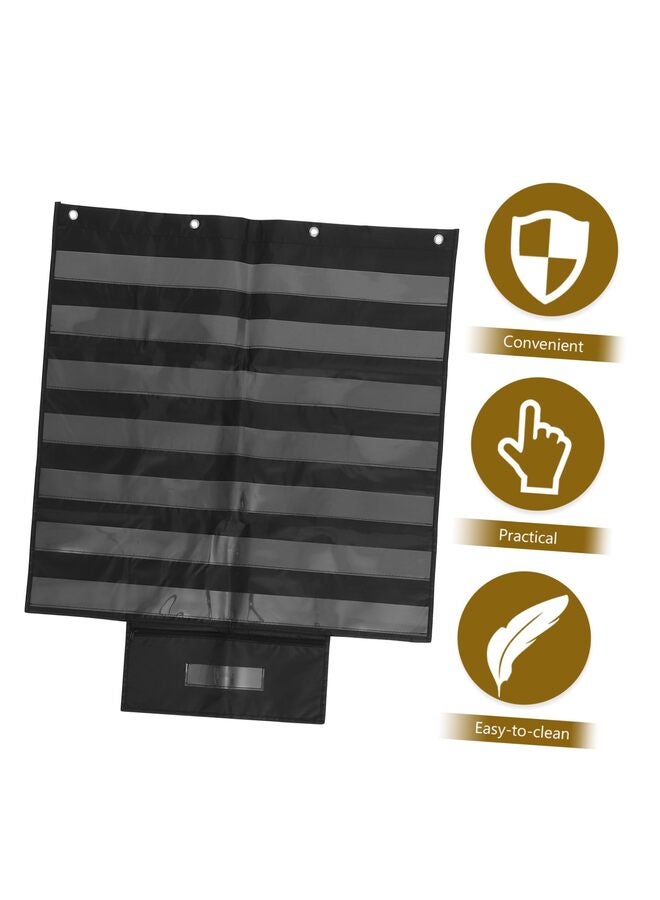 مخطط جيب قياسي لمستلزمات التدريس في الفصول الدراسية أو التعليم المنزلي (مخطط جيب) (اللون: أسود) - Image 2