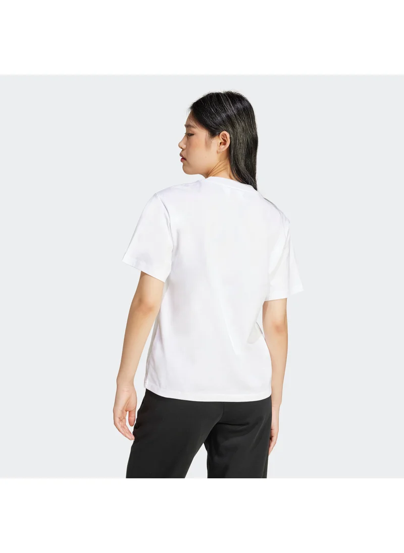 اديداس Essentials Small Logo Cotton T-Shirt