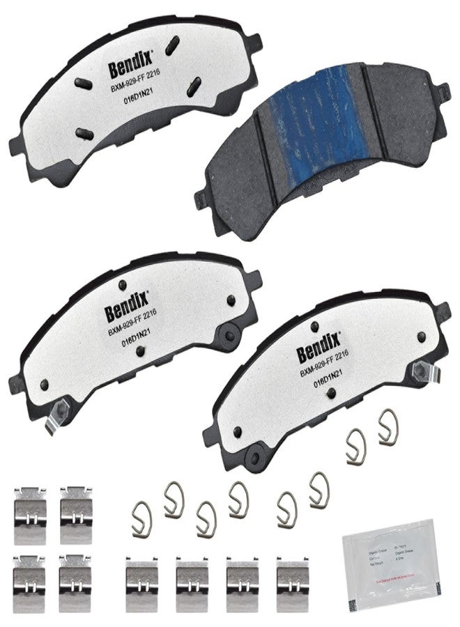 Bendix Fleet Metlok MKD2216FM Semi-Metallic Front Brake Pads for Ford Bronco 2023-2021, Ranger 2023-2019 - Image 1