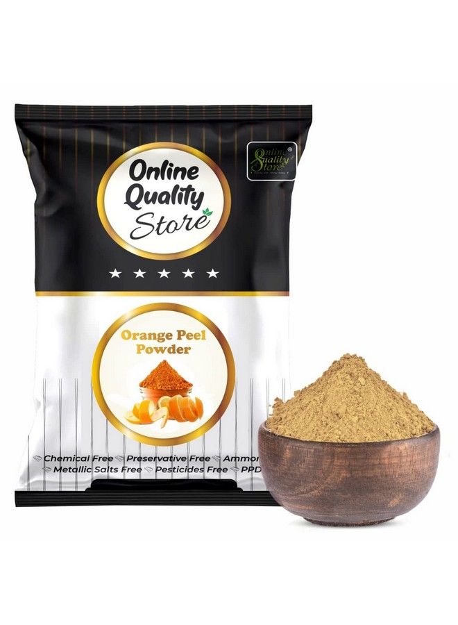 Online Quality Store Lemon Peel Powder Mulethi Powder Orange Peel Powder ;Yashimadhu ; Liquorice ; Glycyrrhiza Glabra ;Santra Chilka Powder ;Orange Peel Powder For Skin;Vitamin C Orange Peel Powder ;Facepack300G - Image 3