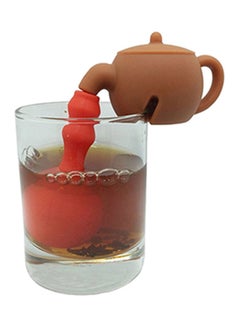 Silicone Tea Infuser Red/Brown 0.057kg