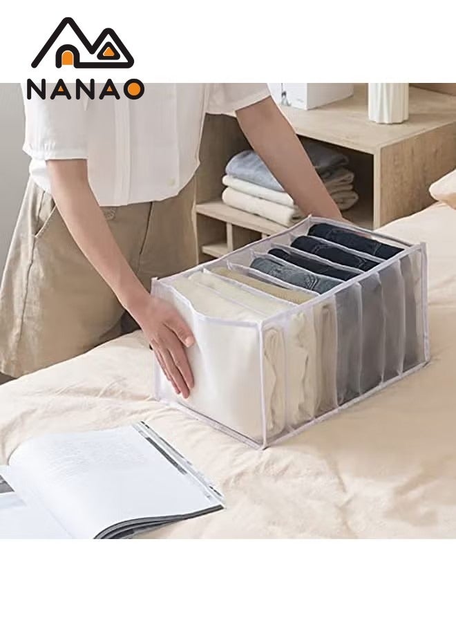 ناناو 4 قطع 7 شبكات تنظيم الملابس القابلة للغسيل - Image 5