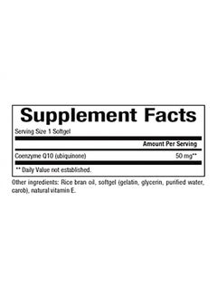 BULKSUPPLEMENTS.COM , Coenzyme Q10 50mg, CoQ10 Supplement for Energy, Heart and Antioxidant Support, Gluten Free, 120 softgels (120 servings)  - Image 1