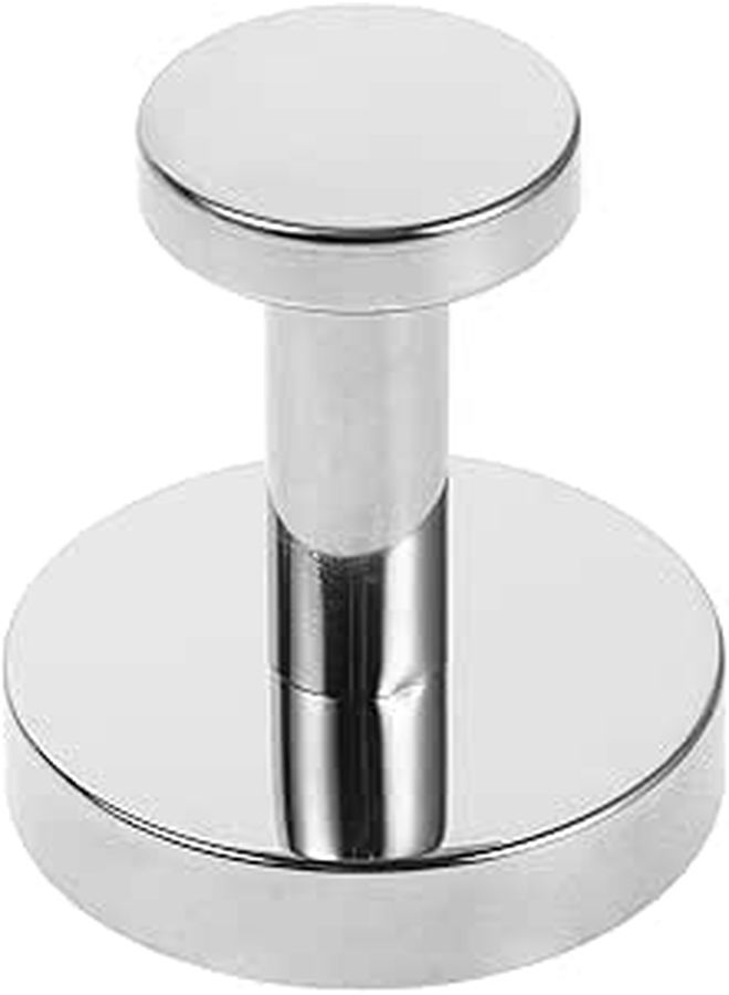 Polished Stainless Steel Wall Mounted Towel and Coat Hook for Bathroom Entryway - Image 1