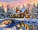 Springbok Rocky Mountain Christmas 1000 Piece Jigsaw Puzzle Cabin in The Woods nestled in The Mountains - Image 3