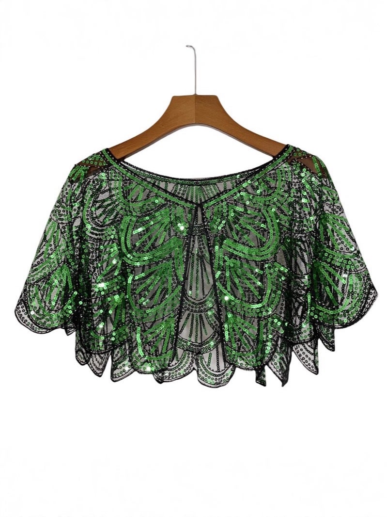 Dropshipping Women'S Sequin Beaded Summer Lace Short Vest Dress Europe And America - Image 2